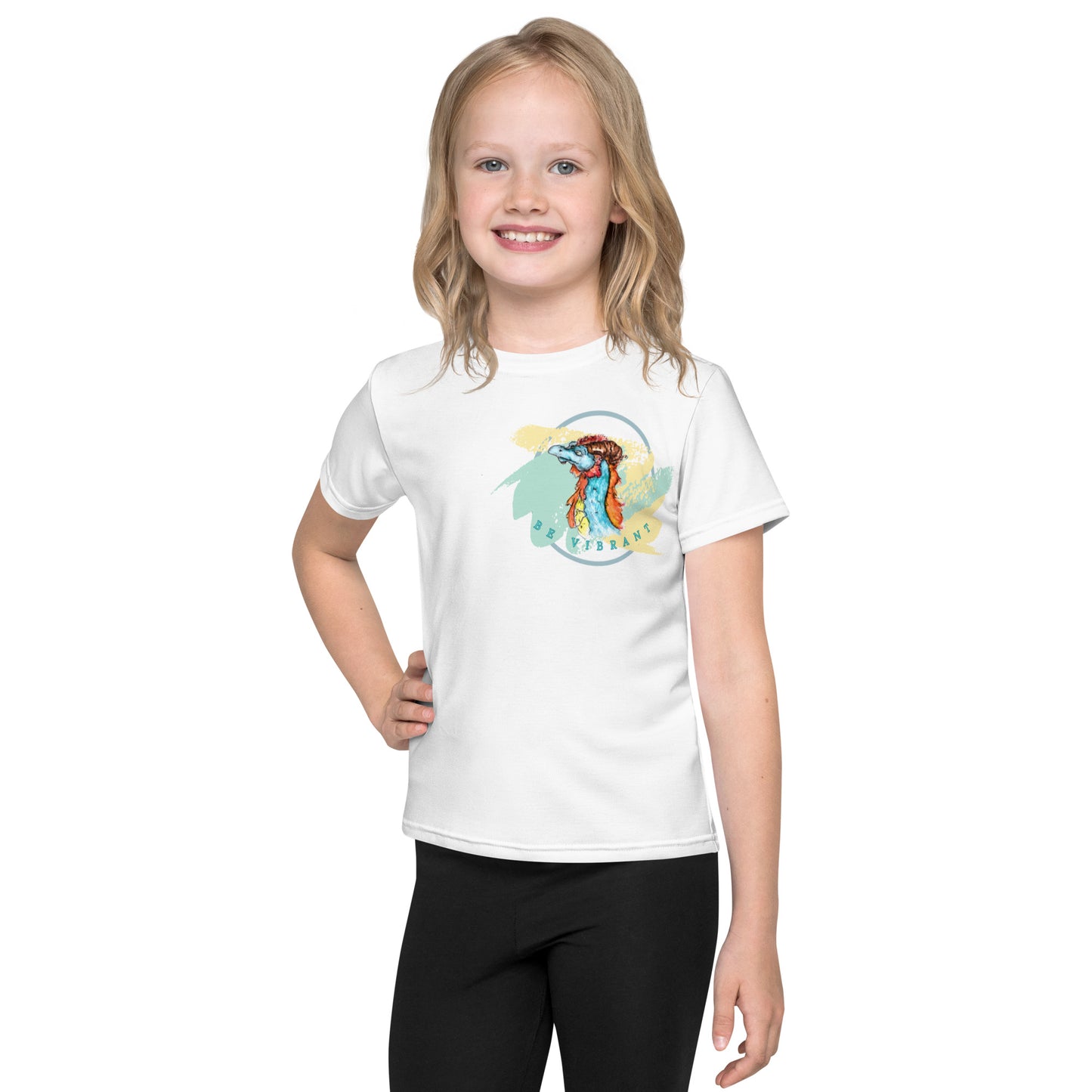 Camiseta con cuello redondo Be Vibrant Kids