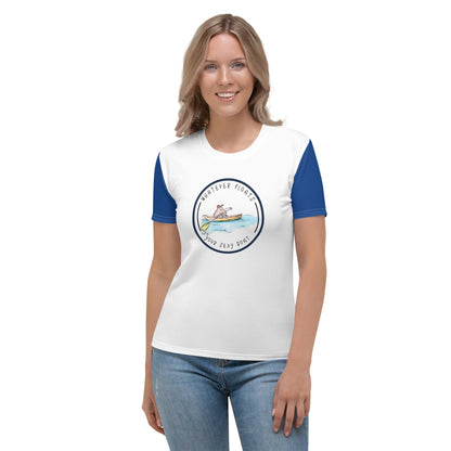 Camiseta de mujer Lo que sea que flote tu barco sexy