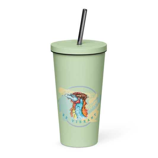 Be Vibrant - Insulated Tumbler w/ Straw