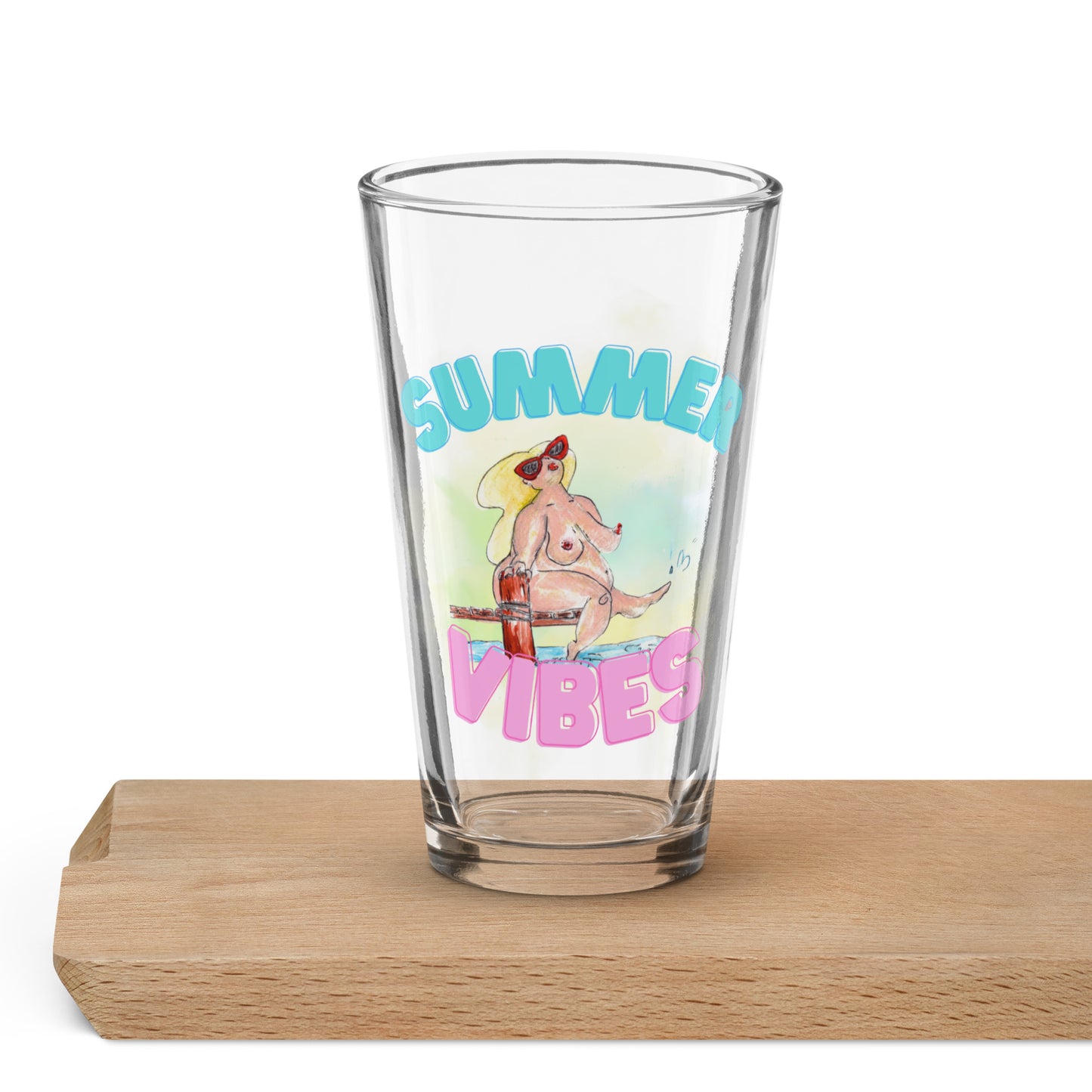 Summer Vibes (Diane) -- Shaker Pint Glass