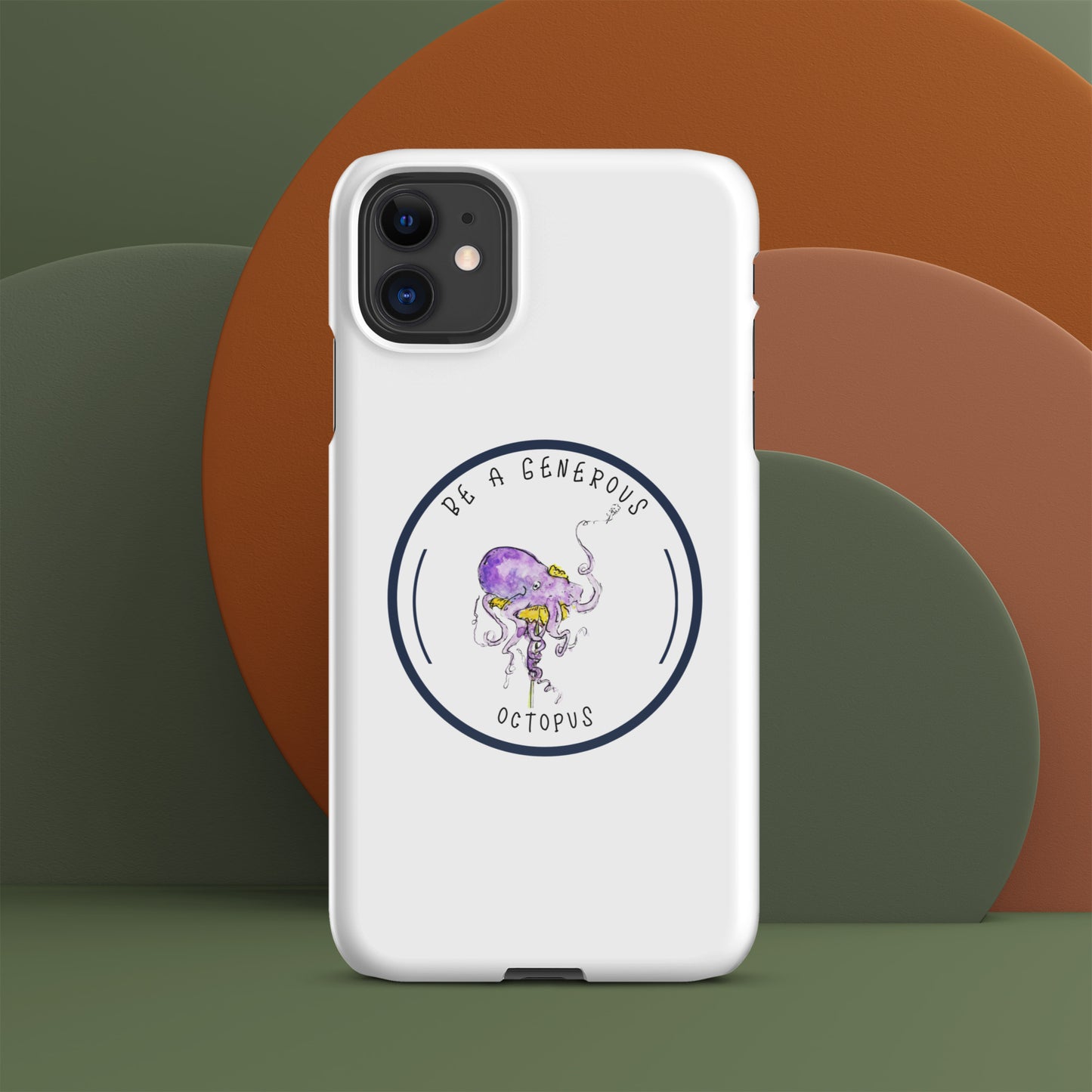 Funda Be A Generous Octopus Snap para iPhone®