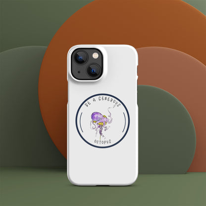 Funda Be A Generous Octopus Snap para iPhone®