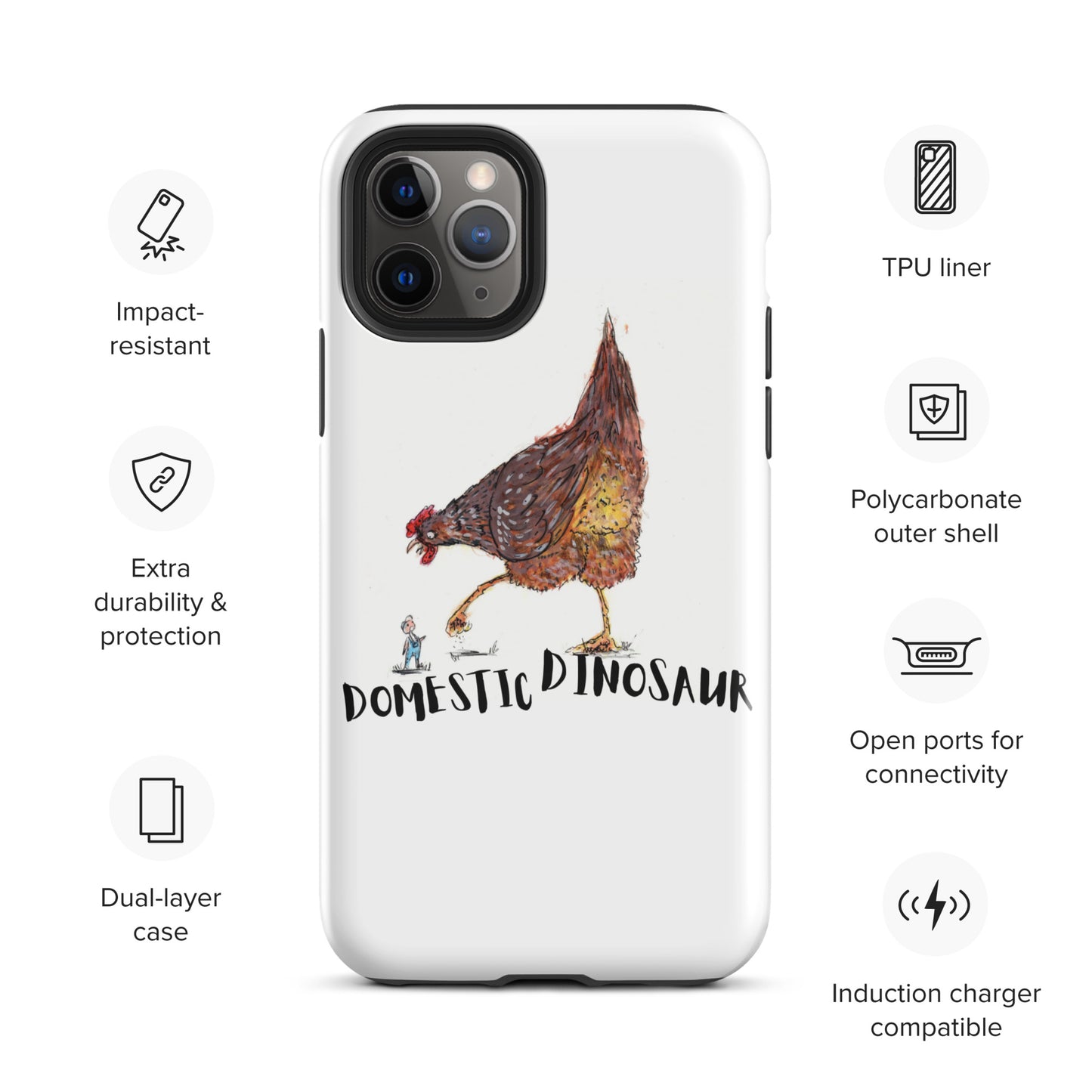 Domestic Dinsosaur - Tough Case for iPhone®