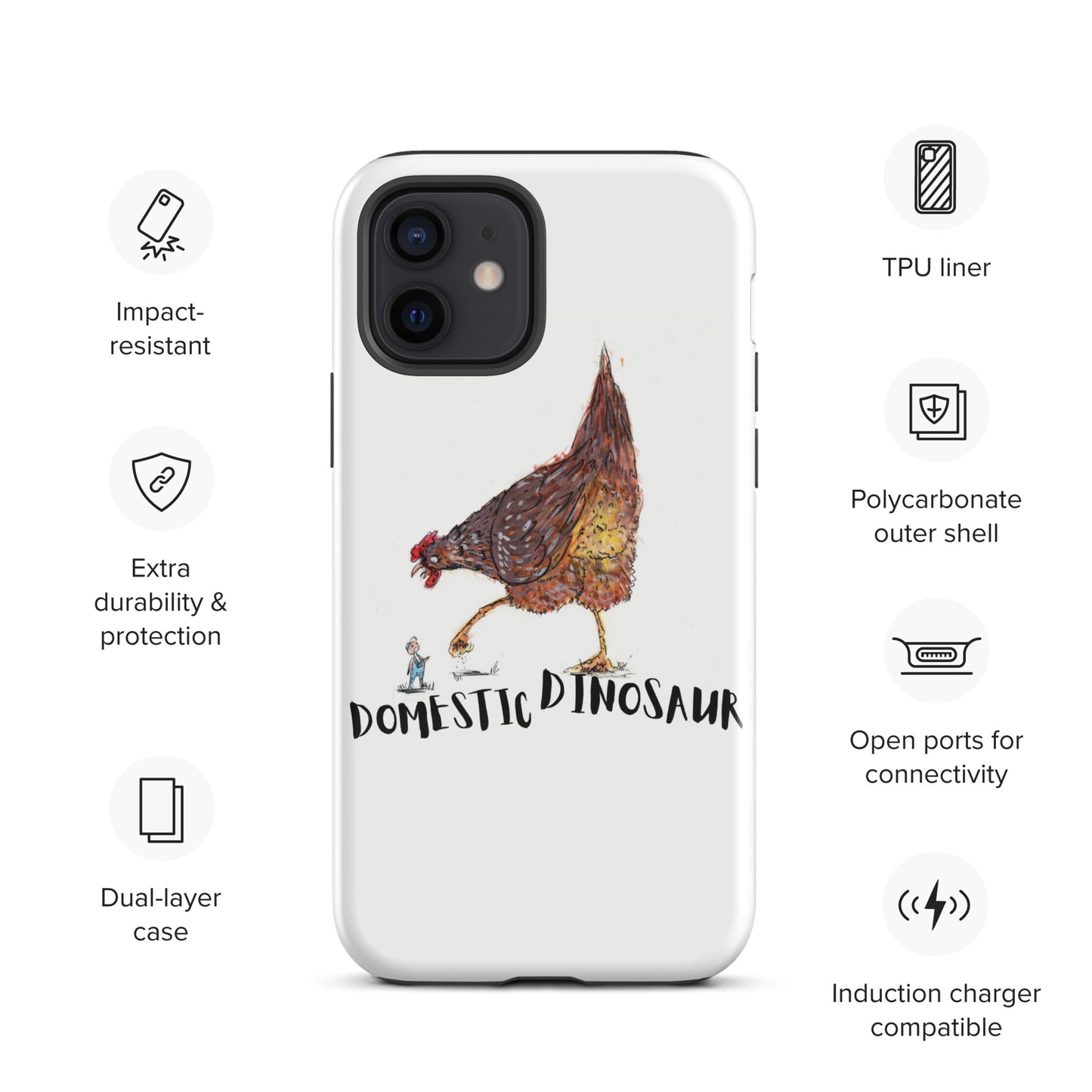 Domestic Dinsosaur - Tough Case for iPhone®