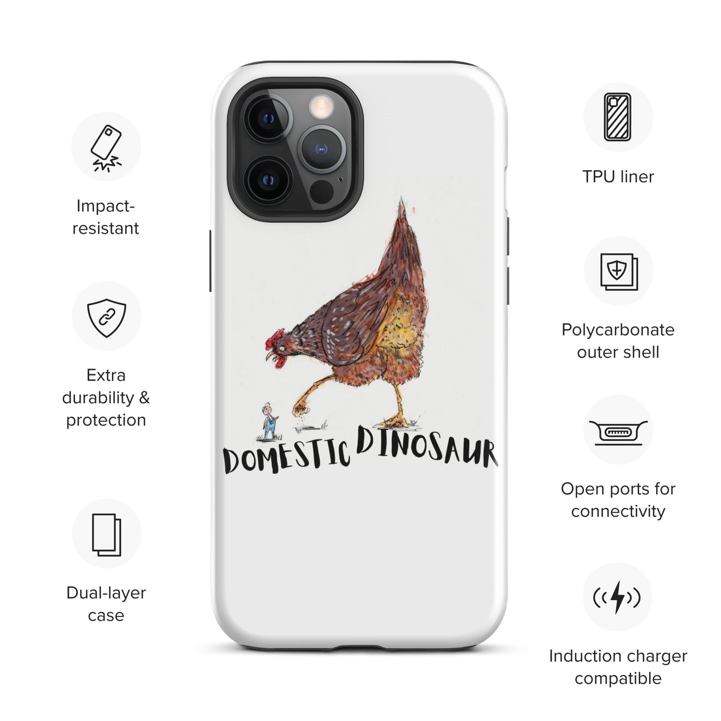 Domestic Dinsosaur - Tough Case for iPhone®