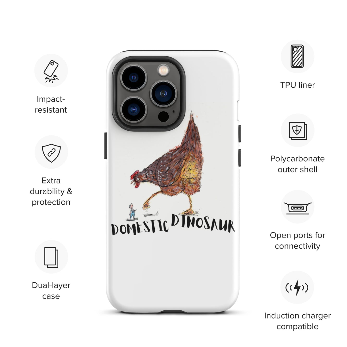 Domestic Dinsosaur - Tough Case for iPhone®