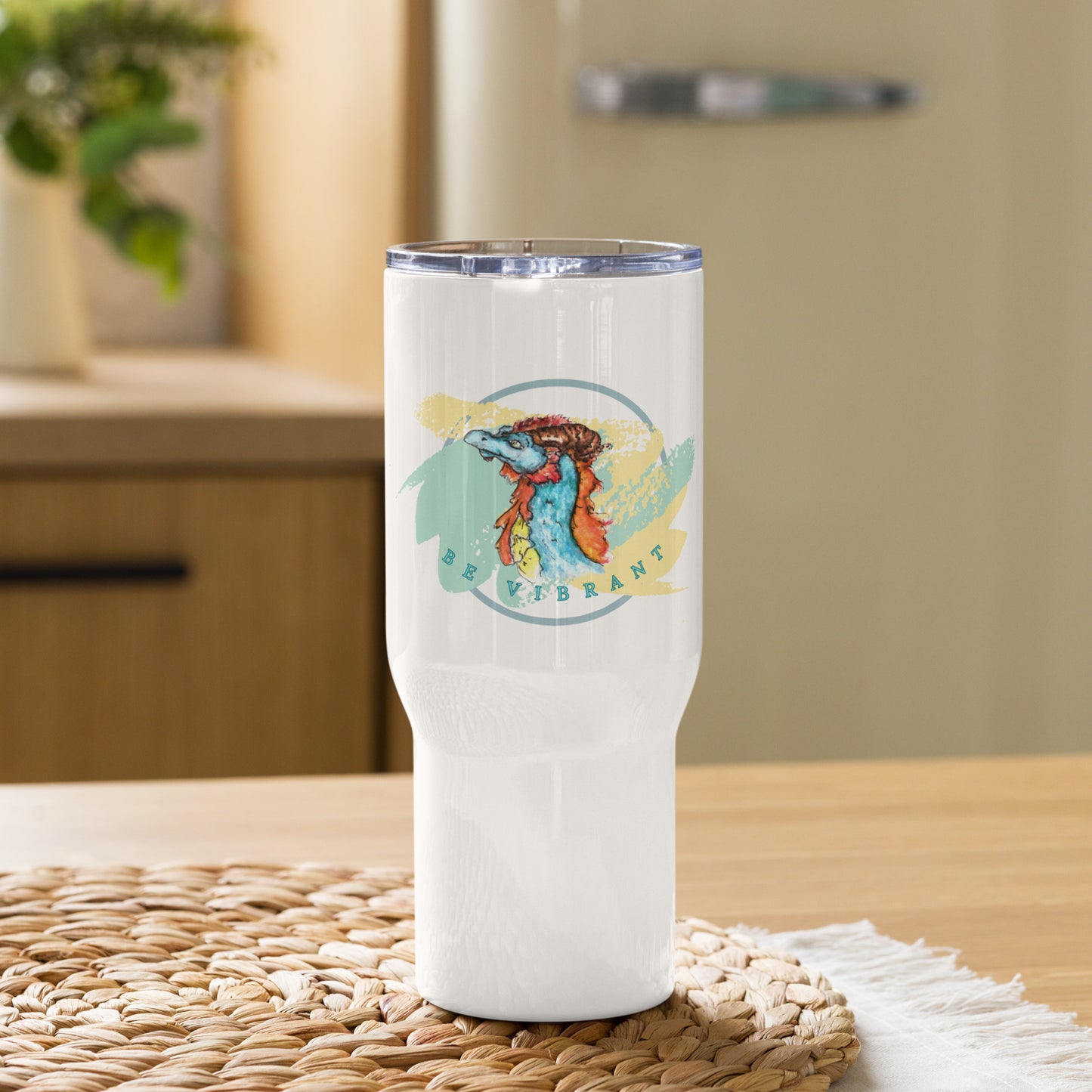 Be Vibrant -- Travel Mug w/ Handle