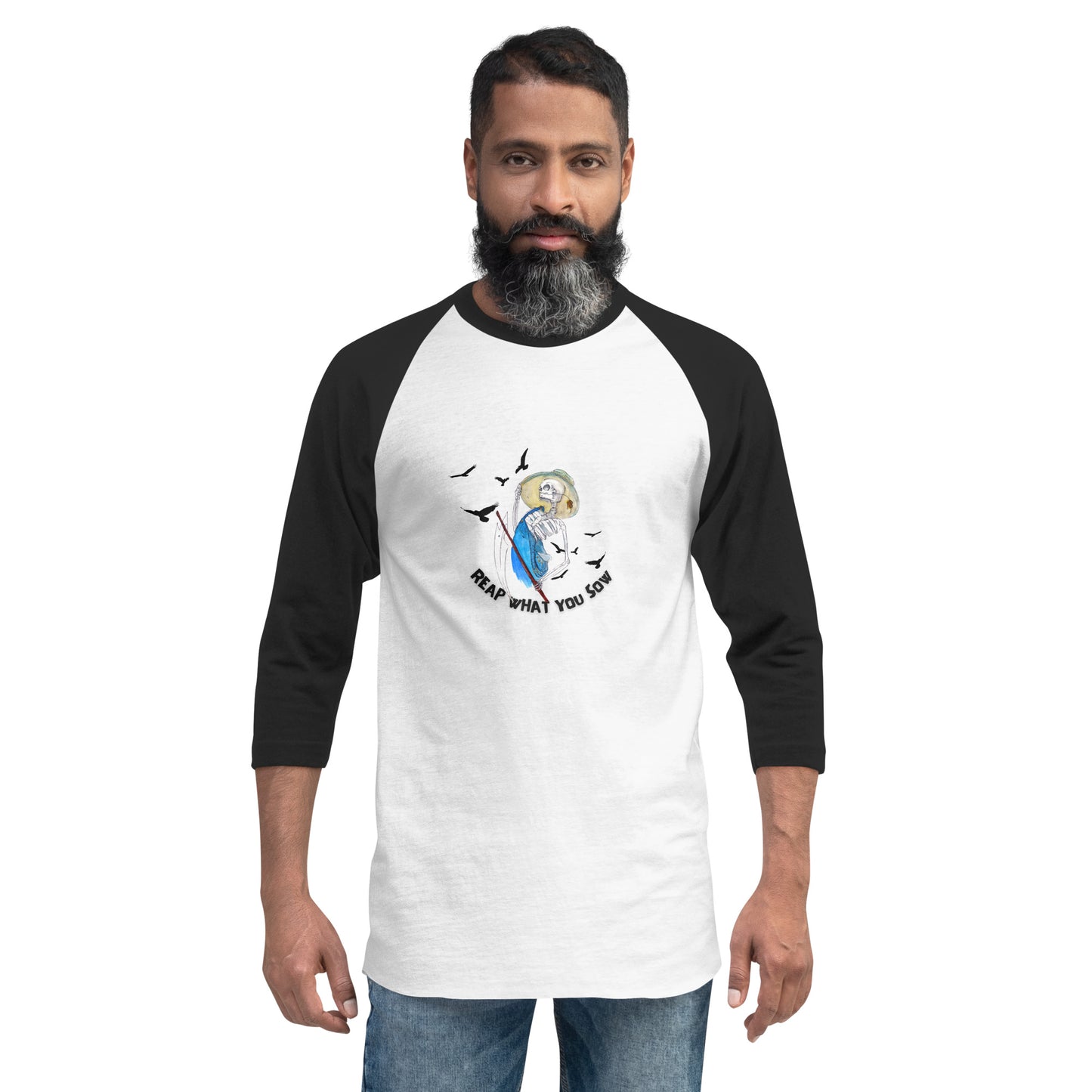 Reap What You Sow --- 3/4 Sleeve Raglan Shirt