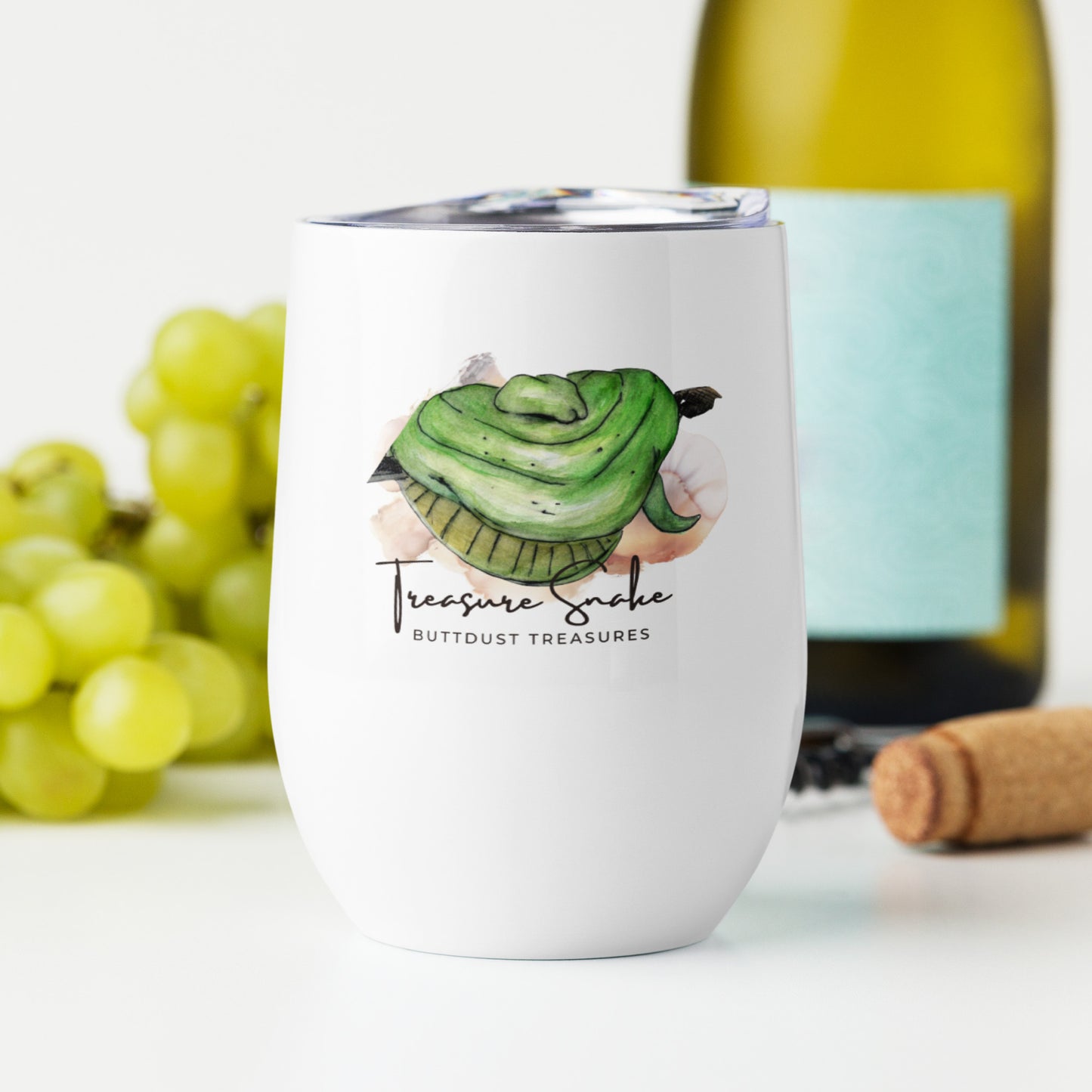 Treasure Snake -- Wine Tumbler