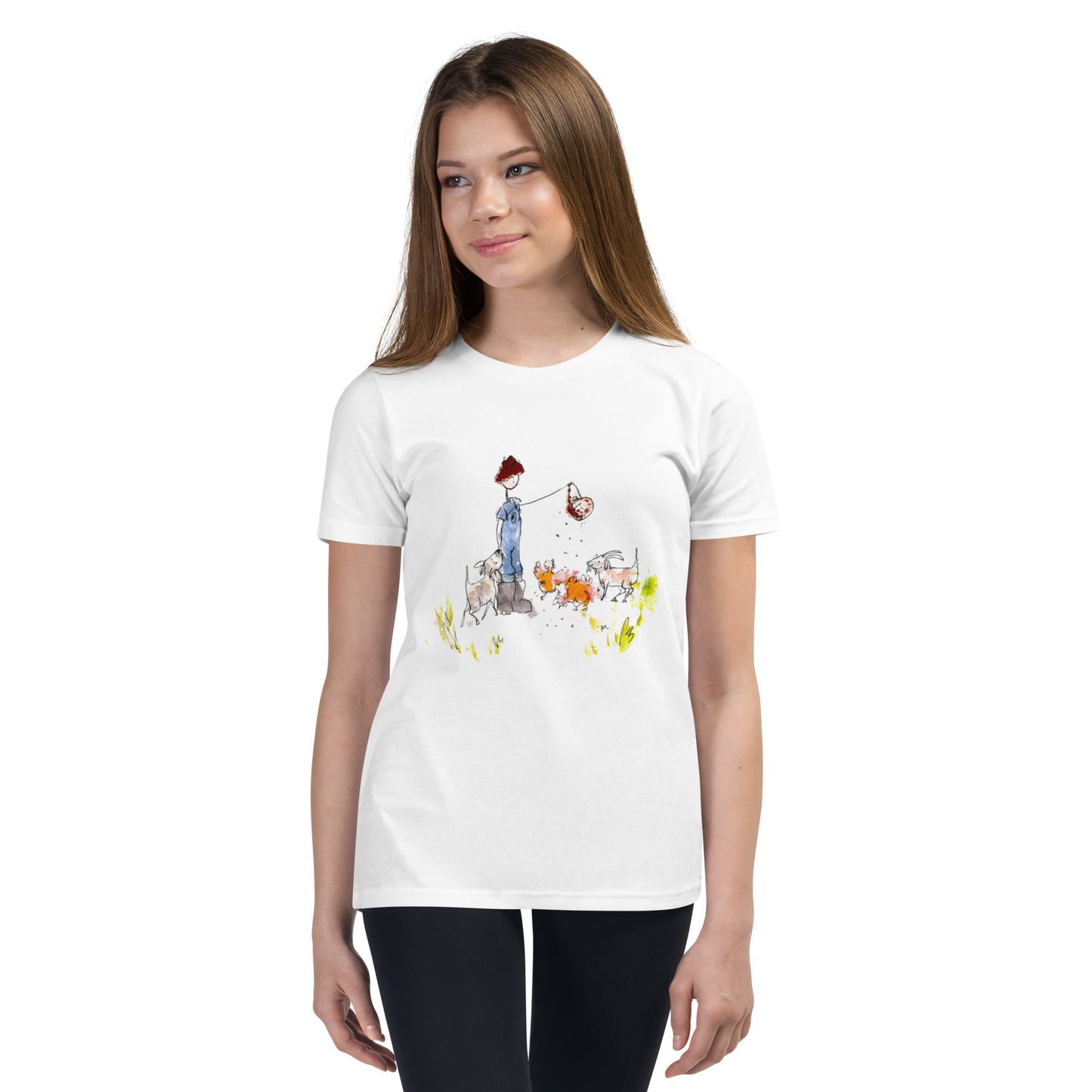 Morning Chores -- Youth Short Sleeve T-Shirt